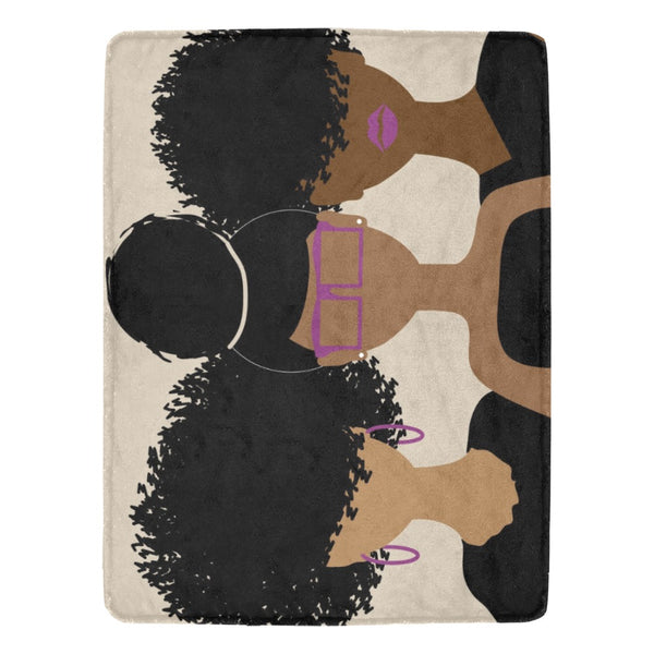 Curly Girl Trio 60x80 blanket