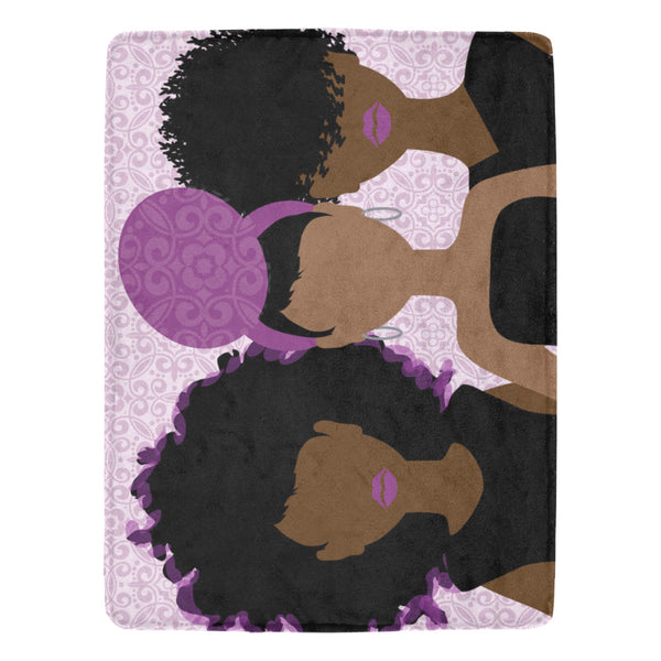Wrapped in Purple 60x80 blanket