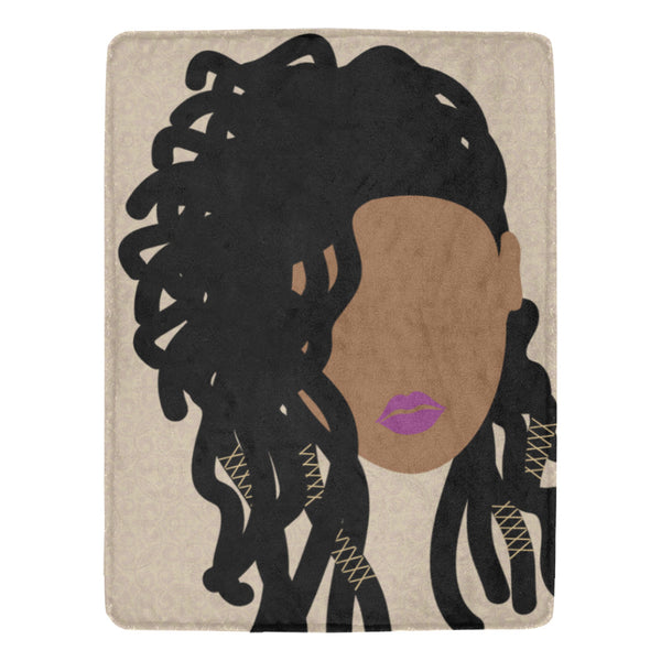 Butterfly locs 60x80 blanket