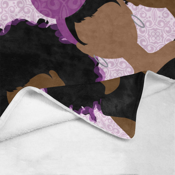 Wrapped in Purple 60x80 blanket