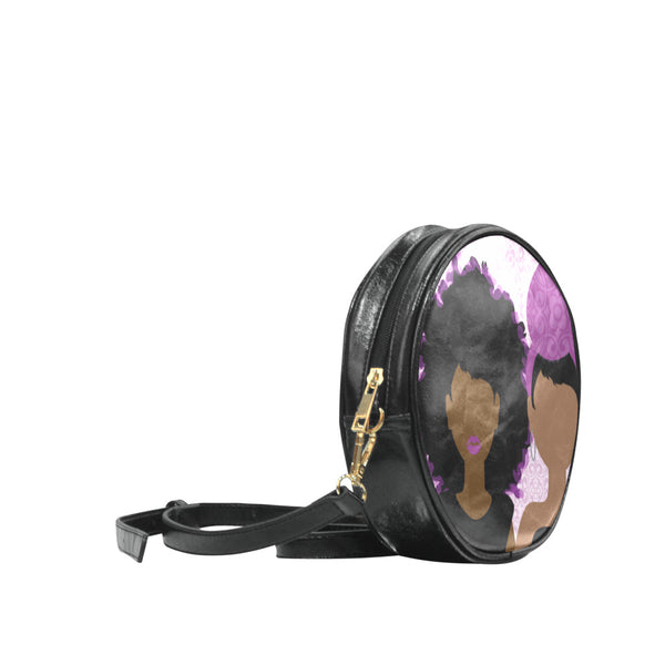 Wrapped in Purple Circle Crossbody