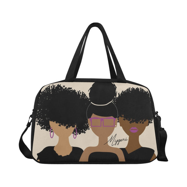 Curly Girl Trio Gym Bag w/shoe compartment