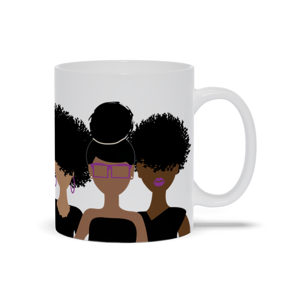 Curly Girl Trio Mug. Mygani