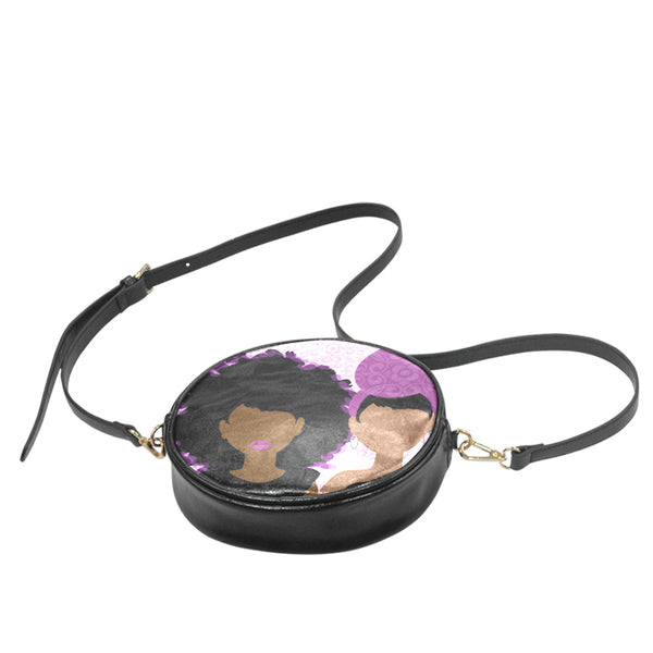 Wrapped in Purple Circle Crossbody