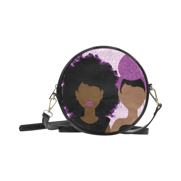 Wrapped in Purple Circle Crossbody