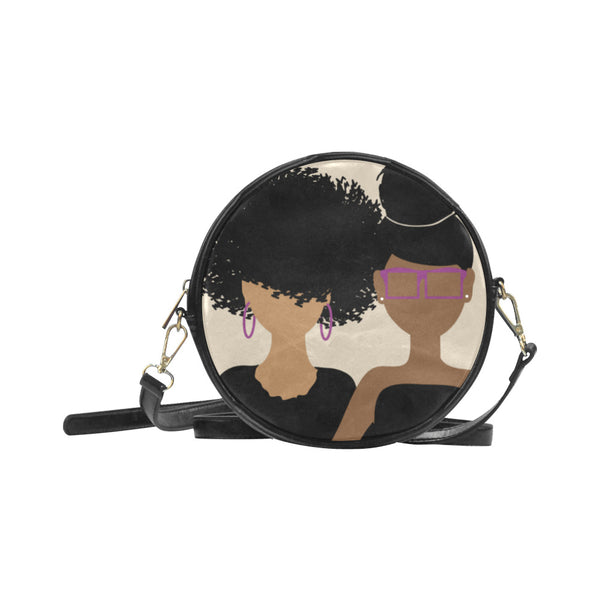 Curly Girl Round Crossbody (small)