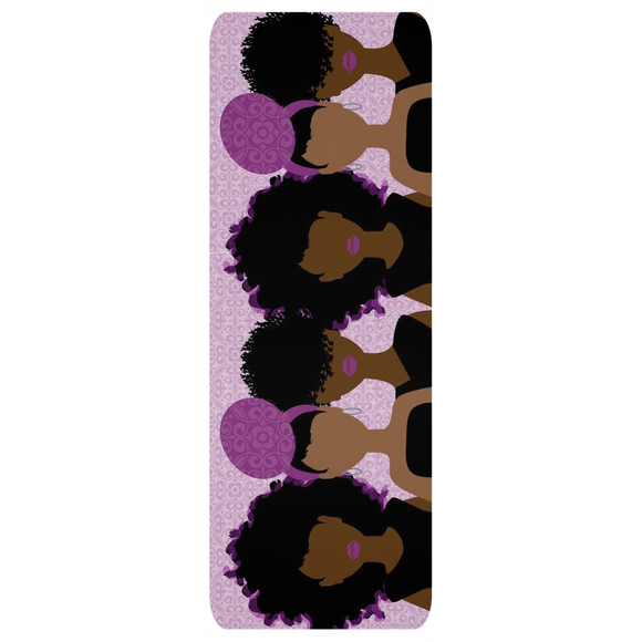 Wrapped in Purple Yoga Mat