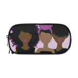 Wrapped in purple cosmetic bag
